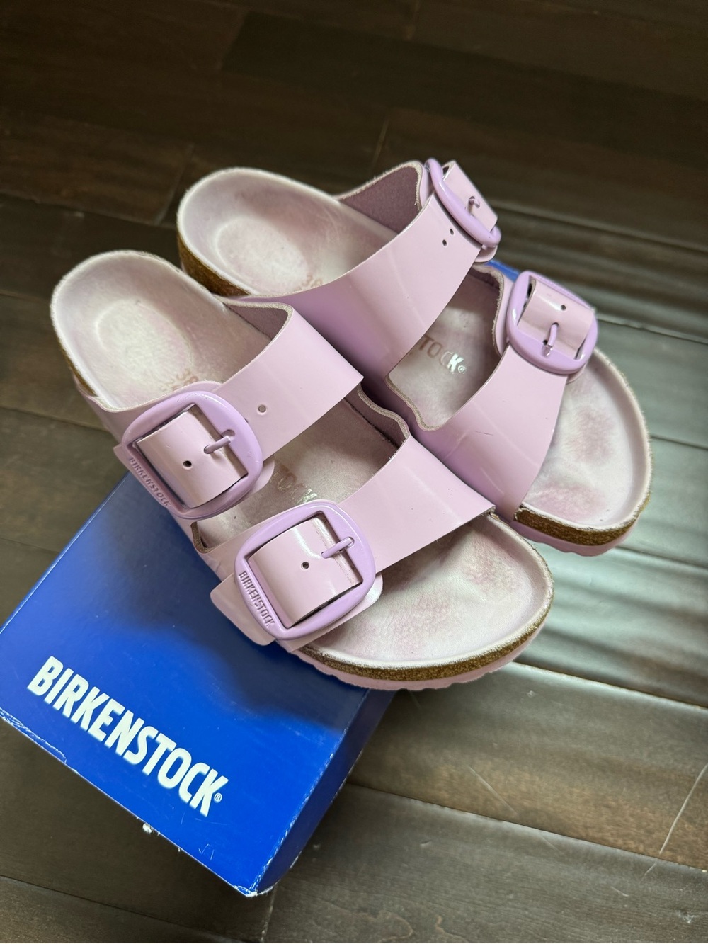 Birkenstock Lavender Pink Arizona Soft Footbed Sandals